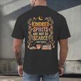 Kindred Spirits Are Not So Scarce Bookish Quote Men's Back Print T-Shirt