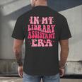 Librarian Assistant Shirt Books Reader Library Assistant Men's Back Print T-Shirt Librarian Assistant Shirt Books Reader Library Assistant Men's Back Print T-Shirt
