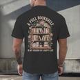 Librarian For Book Lover And Reader Reading Men's Back Print T-Shirt