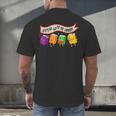 Librarian Let's All Go To The Library Cute Groovy Book Lover Men's Back Print T-Shirt