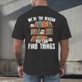 Librarian Reading Books Lover Library Men's Back Print T-Shirt Librarian Reading Books Lover Library Men's Back Print T-Shirt