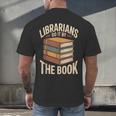 Librarians Do It By The Book Librarian Men's Back Print T-Shirt Librarians Do It By The Book Librarian Men's Back Print T-Shirt
