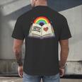 Libraries Are For Everyone Book LGBTQ Ally Gay Pride Month Men's Back Print T-Shirt Libraries Are For Everyone Book LGBTQ Ally Gay Pride Month Men's Back Print T-Shirt