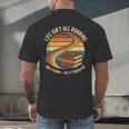 Life Isn’t All Running And Reading Book Lover Men's Back Print T-Shirt