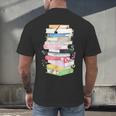 Life Of A Reader Book Lovers Book Nerds Bookworm Men's Back Print T-Shirt
