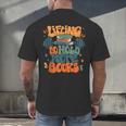 Lifting To Hold More Books Weightlifting Workout Bookish Men's Back Print T-Shirt