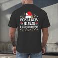 Most Likely To Read A Book On Christmas Family Matching Men's Back Print T-Shirt Most Likely To Read A Book On Christmas Family Matching Men's Back Print T-Shirt