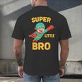 Little Cute Superhero Brother Comic Book Baby Bro Men's Back Print T-Shirt