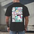 My Little Pony Classic Vintage Rainbow Castle Comic Book Men's Back Print T-Shirt My Little Pony Classic Vintage Rainbow Castle Comic Book Men's Back Print T-Shirt