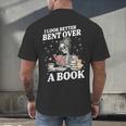 I Look Better Bent Over A Book Book Lover Men's Back Print T-Shirt I Look Better Bent Over A Book Book Lover Men's Back Print T-Shirt