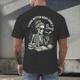 I Look Better Bent Over A Book Men's Back Print T-Shirt I Look Better Bent Over A Book Men's Back Print T-Shirt