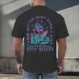 I Look Better Bent Over A Book Smut Reader Bookish Men's Back Print T-Shirt I Look Better Bent Over A Book Smut Reader Bookish Men's Back Print T-Shirt