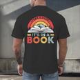 Take A Look It's In A Book Reading Book Vintage Rainbow Men's Back Print T-Shirt Take A Look It's In A Book Reading Book Vintage Rainbow Men's Back Print T-Shirt