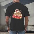 Love Book Coffee Heart Coquette Bow Valentines Day Men's Back Print T-Shirt Love Book Coffee Heart Coquette Bow Valentines Day Men's Back Print T-Shirt