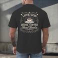 Love God Drink Coffee Read Books Coffee & Jesus Men's Back Print T-Shirt Love God Drink Coffee Read Books Coffee & Jesus Men's Back Print T-Shirt