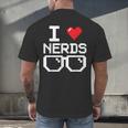 I Love Nerds I Heart Nerds For Science Book Knowledge Geeks Men's Back Print T-Shirt I Love Nerds I Heart Nerds For Science Book Knowledge Geeks Men's Back Print T-Shirt