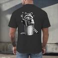 I Love Trashy Book Club Raccoon No Shelf Control Weirdcore Men's Back Print T-Shirt I Love Trashy Book Club Raccoon No Shelf Control Weirdcore Men's Back Print T-Shirt