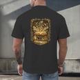 The Magic Of Books Vintage Style Reading Lover Cat & Tea Men's Back Print T-Shirt