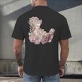Marie Antoinette Reading A Book Men's Back Print T-Shirt