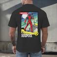 Marvel Comics Deadpool Vintage Book Art Men's Back Print T-Shirt