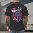 Marvel X-Men '97 Sentinels Vintage Classic Comic Book Panels Men's Back Print T-Shirt
