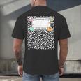 Matching Group Halloween Teacher Composition Book Notebook Men's Back Print T-Shirt