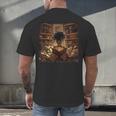 Melanin Afro Women Educated Reading Book History Men's Back Print T-Shirt Melanin Afro Women Educated Reading Book History Men's Back Print T-Shirt