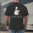 Mentally At The Scholastic Book Fair Retro Vintage Trendy Men's Back Print T-Shirt