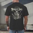 Morally Grey Book Club Reading Shirt Bookish Bookworm Men's Back Print T-Shirt