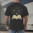 Mystic Astral Lunar Celestial Witch Spell Book Men's Back Print T-Shirt Mystic Astral Lunar Celestial Witch Spell Book Men's Back Print T-Shirt