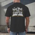 New Year New Chapter Happy New Year 2025 Book Men's Back Print T-Shirt New Year New Chapter Happy New Year 2025 Book Men's Back Print T-Shirt