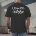 I Am No Man Reading Fandom Literature Book Lover Librarian Men's Back Print T-Shirt I Am No Man Reading Fandom Literature Book Lover Librarian Men's Back Print T-Shirt