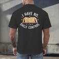 I Have No Shelf Control Book Lovers Teacher Women Graphic Men's Back Print T-Shirt I Have No Shelf Control Book Lovers Teacher Women Graphic Men's Back Print T-Shirt