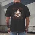 North Pole Book Club Hot Cocoa Served Daily Librarian Xmas Men's Back Print T-Shirt North Pole Book Club Hot Cocoa Served Daily Librarian Xmas Men's Back Print T-Shirt