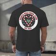 North Pole Book Club Shirt Candy Cane Christmas Men's Back Print T-Shirt