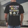 Nothing Beats Reading Book Librarian Across America Kids Men's Back Print T-Shirt