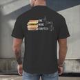 One More Chapter Sign Language Deaf Reading Book Lover Men's Back Print T-Shirt