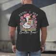 Oops I Got Another Book Goose Reading Humor Men's Back Print T-Shirt Oops I Got Another Book Goose Reading Humor Men's Back Print T-Shirt