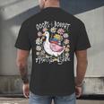 Oops I Bought Another Book Goose Bookish Men's Back Print T-Shirt