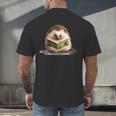 Porcupine Reading Book Hedgehog Book Lover Men's Back Print T-Shirt