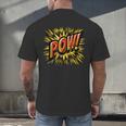 POW Comic Book Retro Artwork – Cartoon Collector Men's Back Print T-Shirt POW Comic Book Retro Artwork – Cartoon Collector Men's Back Print T-Shirt