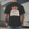 Queen Of The Classroom Appreciation Royal Crown Book Men's Back Print T-Shirt