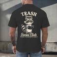 Raccoon Bookworm Readers Library Smut Reader Spicy Book Romance Rash Reader Social Club Men's Back Print T-Shirt