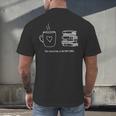 There Is No Such Thing As Too Many Books Bibliophile Men's Back Print T-Shirt