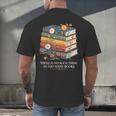 There Is No Such Thing As Too Many Books Reading Men's Back Print T-Shirt
