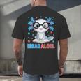 I Read Alotl Cute Axolotl Reading Book Lover Men's Back Print T-Shirt I Read Alotl Cute Axolotl Reading Book Lover Men's Back Print T-Shirt