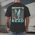 Read Banned Books Bookworm Book Lover Reading Literature Men's Back Print T-Shirt Read Banned Books Bookworm Book Lover Reading Literature Men's Back Print T-Shirt