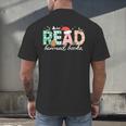Read Banned Books Christmas Holiday Men's Back Print T-Shirt Read Banned Books Christmas Holiday Men's Back Print T-Shirt