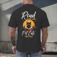 Read Banned Books Pet Cats Fight Evil Read Banned Reader Men's Back Print T-Shirt Read Banned Books Pet Cats Fight Evil Read Banned Reader Men's Back Print T-Shirt
