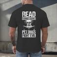 Read Banned Books PET DOGS FIGHT EVIL Read Banned Books Dog Men's Back Print T-Shirt Read Banned Books PET DOGS FIGHT EVIL Read Banned Books Dog Men's Back Print T-Shirt